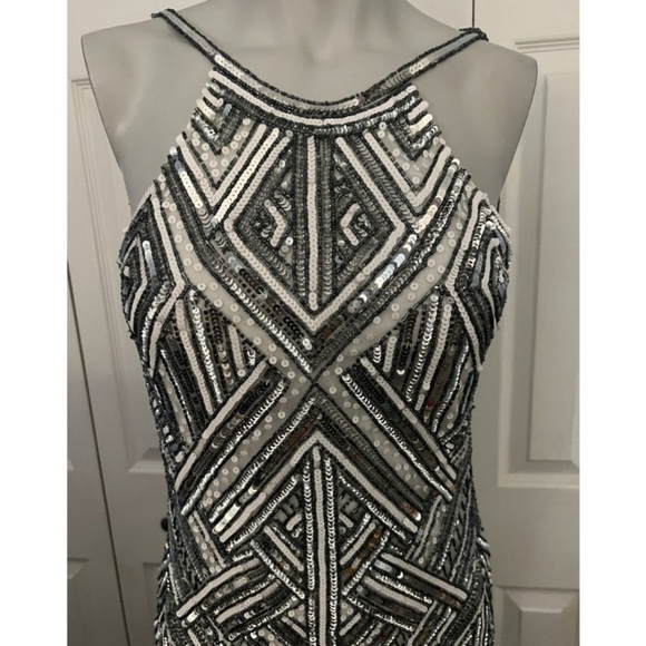 Parker Sequined Halter Top Mini Dress - Picture 7 of 15